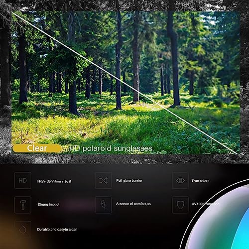 Charfia 2 Pack Polarised Sunglasses for Men Women, Retro Mens Sunglasses Polarised, Sun Glasses Womens Men Sunglasses Driving Sunglasses Mens with UV400 Protection for Driving Fishing Hiking Sport