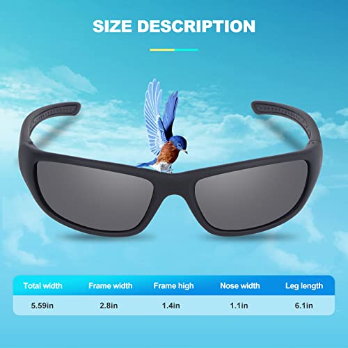 Duduma Sports Polarized Sunglasses for Men Women Running Driving Fishing Cycling Golf Sun Glasses UV Protection Tr8116