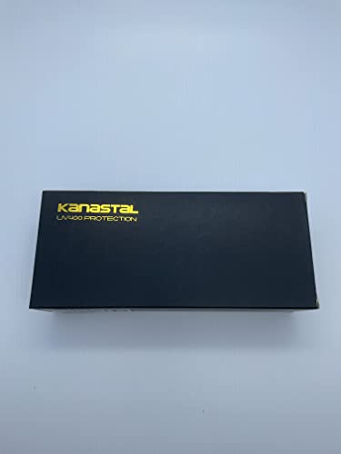 KANASTAL Black Sunglasses Mens Polarised Dark Shades Sunglasses Womens Driving Vintage Classic UV400 Protection Fishing Sailing Sun Glasses - Black Frame Bright Black