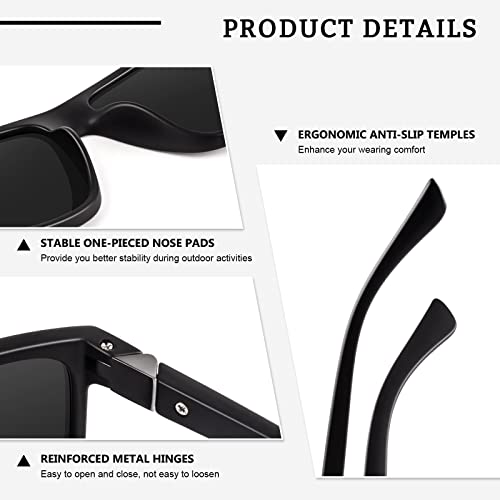 GQUEEN Retro Polarised Sunglasses Mens Womens Driving Fishing UV400