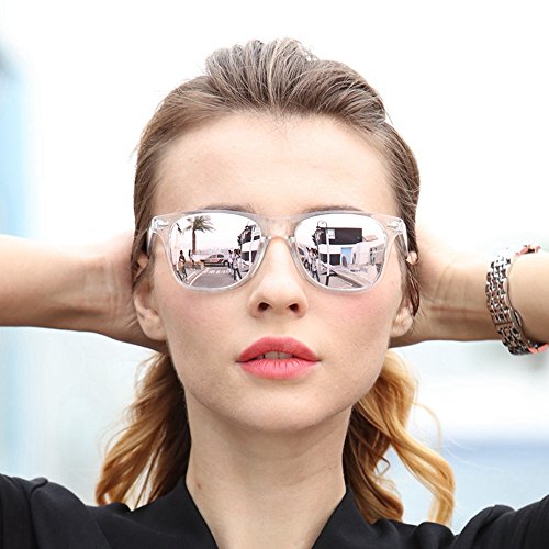 Long Keeper Polarised Sunglasses For Men Women Retro Sunglasses Unisex Original Classic Original Sun Glasses For Driving Fishing Outdoor Activities (Transparent Yellow)