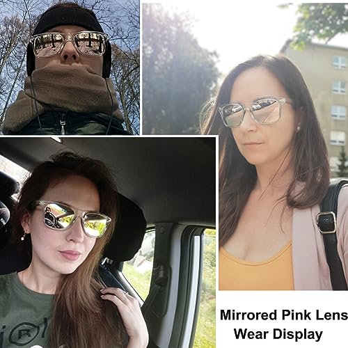 Long Keeper Polarised Sunglasses For Men Women Retro Sunglasses Unisex Original Classic Original Sun Glasses For Driving Fishing Outdoor Activities (Transparent Yellow)