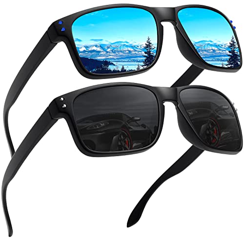 LEDING&BEST Polarised Sunglasses Men Women Driving Cycling Fishing Climbing Anti-glare UV400 Protection TR90 Unbreakable Frame Sports Travel Sun Glasses