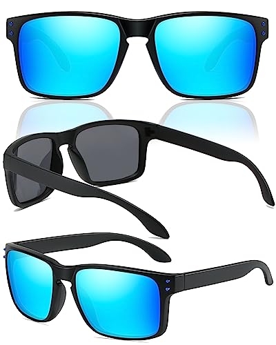 LEDING&BEST Polarised Sunglasses Men Women Driving Cycling Fishing Climbing Anti-glare UV400 Protection TR90 Unbreakable Frame Sports Travel Sun Glasses