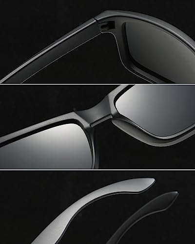 LEDING&BEST Polarised Sunglasses Men Women Driving Cycling Fishing Climbing Anti-glare UV400 Protection TR90 Unbreakable Frame Sports Travel Sun Glasses