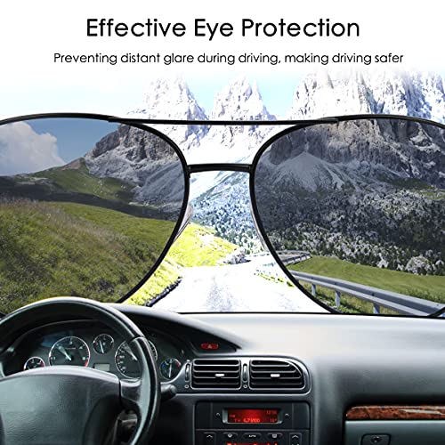 URAQT Mens Sunglasses, Premium Al-Mg Alloy Polarized Pilot Driving Sunglasses, UV 400 Spring Hinges Polarised Sun Glasses for Men Women Halloween Cosplay Sports Running Cycling