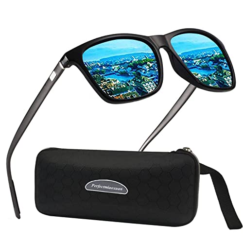Polarised Sunglasses Men Women Retro Shades Ultralight Unbreakable Frame Driving Fishing Outdoor Sun Glasses UV Protection