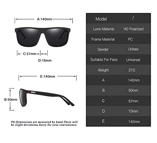 Perfectmiaoxuan Polarized sunglasses for men/women; Vintage/classic/elegant light frame; HD pilot lenses; Golf/driving/fishing/travel Eyewear