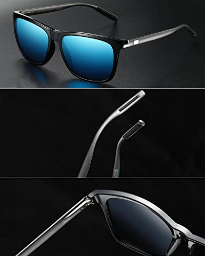Polarised Sunglasses Men Women Retro Shades Ultralight Unbreakable Frame Driving Fishing Outdoor Sun Glasses UV Protection