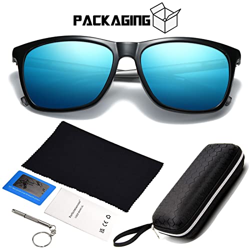 Polarised Sunglasses Men Women Retro Shades Ultralight Unbreakable Frame Driving Fishing Outdoor Sun Glasses UV Protection