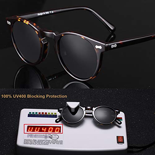 CARFIA Mens Sunglasses Polarised Vintage Eyewear UV400 Protection for Driving Travel