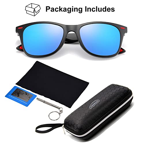 Sunglasses Polarised Men Women Cool Fishing Golf Driving Hiking Ultralight Retro Wrap Around sun glasses UV Protection