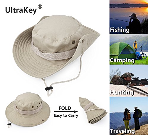 UltraKey Boonie hat, Classic US Combat Army Style Boonie Bush Jungle Hat Sun Cap Cotton 3