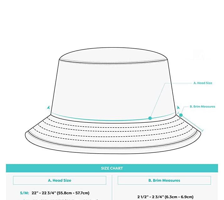 ZRWASKA® Unisex Bucket Hat Reversible Mens, Womens Cotton Fisherman Hats for Hunting, Camping, Hiking, Travelling, Fishing, Football Summer Sun Hat Plain Colours Size 56-58cm (White)