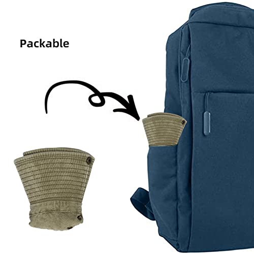 JowTreex Bucket Hats with String Wide Brim Hiking Fishing UV Sun Protection Safari Men Women Boonie Hats (as8, Alpha, one_Size, Khaki, Medium)