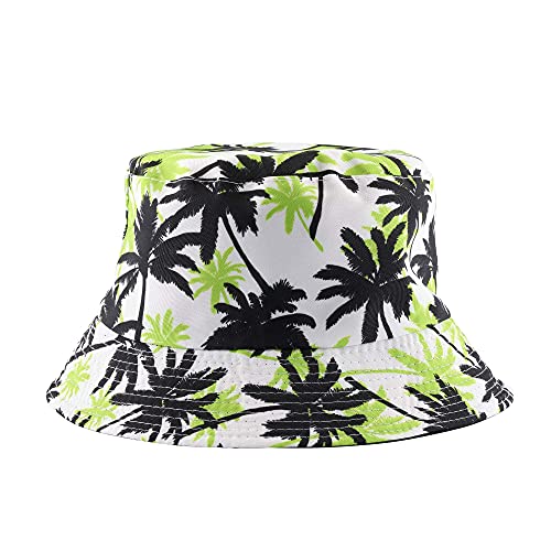 Faletony Unisex Reversible Bucket Hat Print Double-Side-Wear Cotton Sun Hat Fisherman Hat