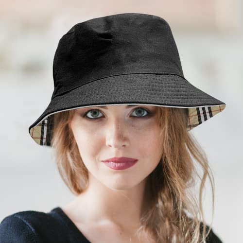 Airsnigi 8 Pack Bucket Hat Unisex Breathable Beach Sun Hats Foldable UV Protection Sunbonnet Bucket Hats Fisherman Hats for Outdoor Sport Hiking Camping Traveling Multicoloured