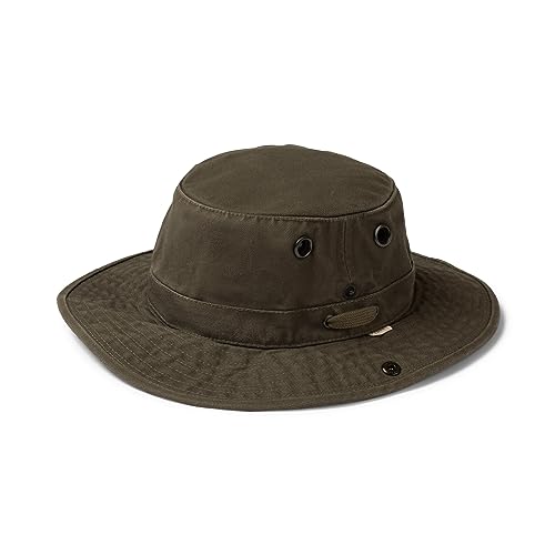 Tilley Men's Wanderer Sun Hat, OLIVE, 7 1 2 UK