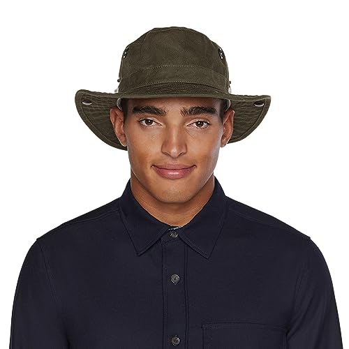 Tilley Men's Wanderer Sun Hat, OLIVE, 7 1 2 UK