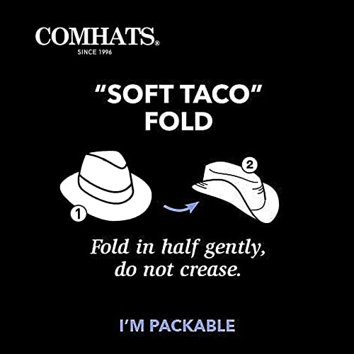 Comhats Mens Fedora Trilby Straw Sun Hats Summer Panama Beach Sunhats for Men Foldable Short Brim Golf Hats Beige L XL 58-60CM