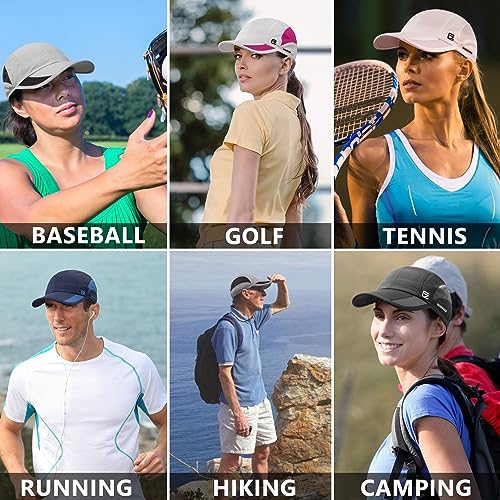 GADIEMKENSD Running Cap Mens Cooling Hats Summer Sun Hat Dri Fit Workout Hat Hiking Accessories for Golf Hiking Outdoor Camping Gym Tennis Travel Cycling Horse Fishing Walking Caps (Sky Blue, M)