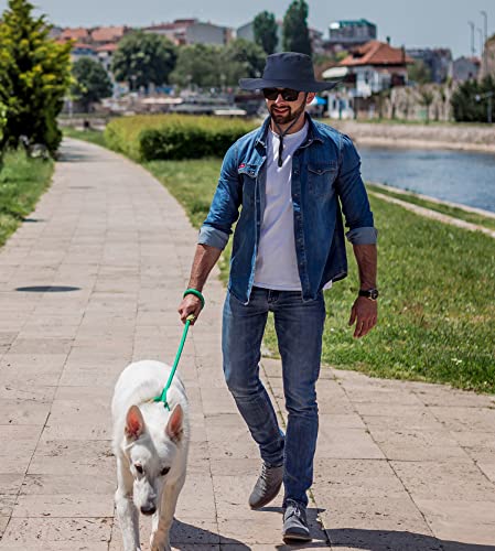 Wmcaps Sun Hats for Men, Wide Brim UPF 50 Sun Hats Summer Mesh UV Protection Beach Safari Hat, Fishing Walking Hiking Boonie Hat with Adjustable Chin Strap Waterproof Breathable (Light Grey)