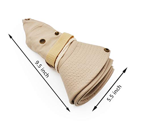 Boonie  Hat, Outdoor Wide Brim Sun Protect Hat, Double Layer Classic US Combat Army Style Bush Jungle Sun Cap for Fishing Hunting Camping Khaki