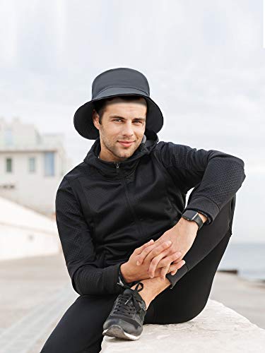 Cotiny 3 Pack Cotton Bucket Hat Summer Sun Hat UPF 50 UV Protection Sun Cap Fisherman Fishing Cap for Unisex Women Men Outdoor Sport Hiking Camping Traveling (Color Set 6)