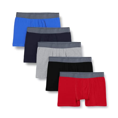 FM London (5-Pack) Mens Boxers with HyFresh Odour Protection Technology - Breathable Mens Underwear Suitable all Occasions - Tagless Mens Boxers Shorts Multipack Designed for a 24hr Wear - Super Soft