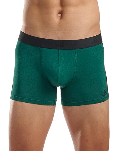 adidas Men's Active Flex Cotton 3 Stripes Trunk (3PK) Underwear, Multicolor, XL