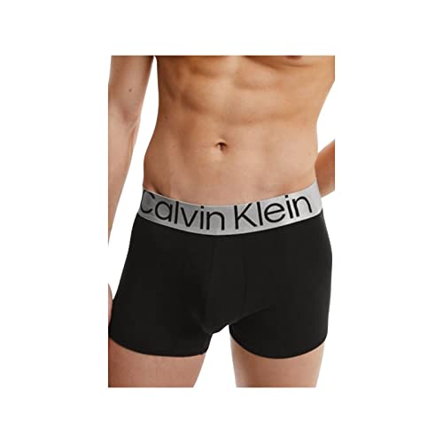 Calvin Klein Men's Trunk 3pk Trunk, Black/ White/ Grey Heather, L