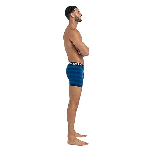 Kandor mens boxers – boxer shorts for men multipack of 5 comfortable stretch cotton men’s underwear trunks, colourful & black underpants, multi pack man briefs LINGO (L,LINGO Pack B)