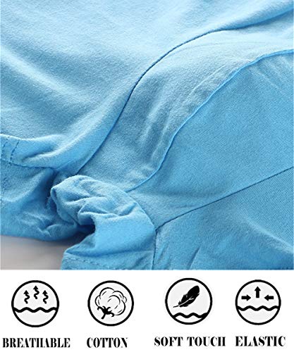 TRISTIN 5 Pack Men's Boxer Shorts Underwear,Plus Size Cotton Boxer Brief, Classic Loose Fit Soft Stretchy Trunks with Pouch, UK S-4XL