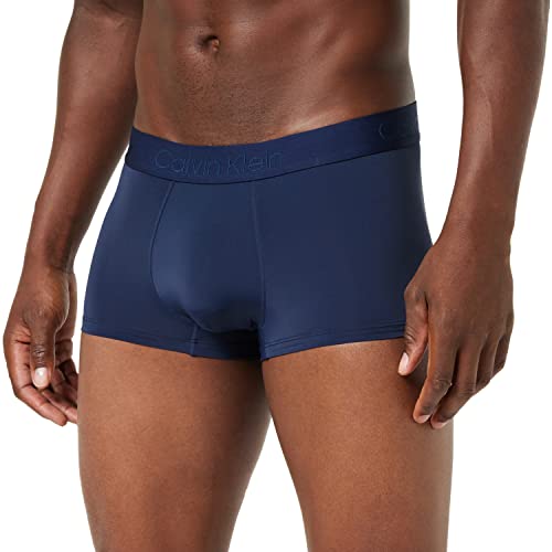 Calvin Klein Men's Nb1929a-8sb Trunks, Blue Shadow, M