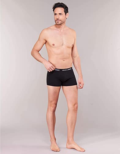 JACK & JONES Mens JAChuey Boxer Briefs - Black - M