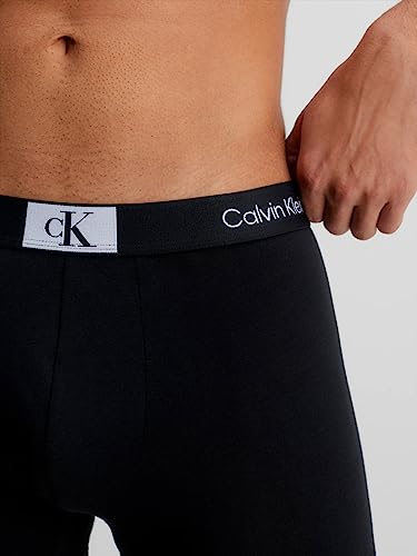 Calvin Klein Men's Trunk 3pk Trunk, Black, White, Grey Heather, M