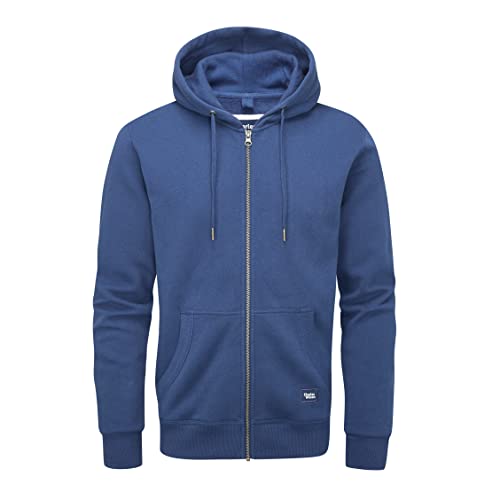 Charles Wilson Men's Full Zip Midweight Hoody (M, Mid Blue (0822))