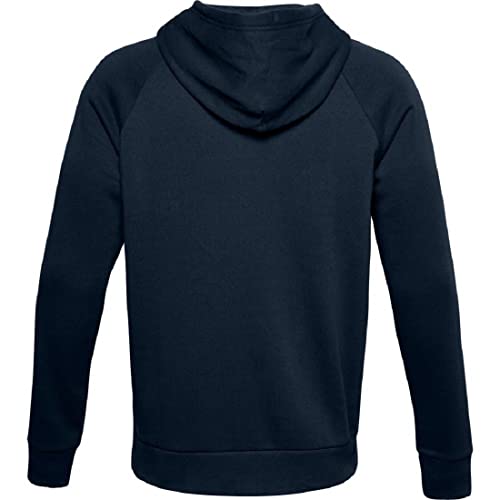 Under Armour Men RIVAL FLEECE FZ HOODIE, Men’s running hoodie with loose fit, comfortable and warm hooded jumper for men