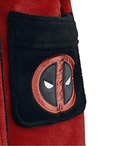Dead pool Dressing Gown Mens Bath Robe (Large), Red (PC37089)