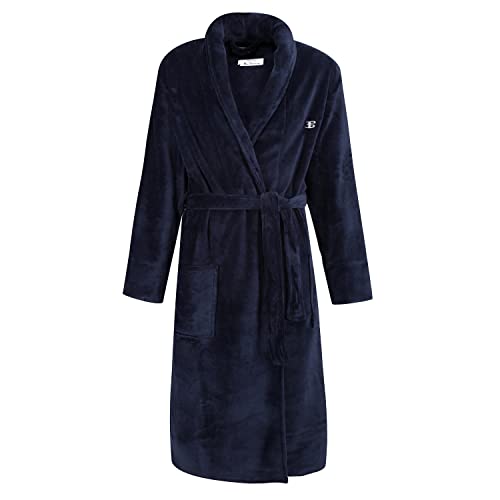 Ben Sherman Men's Robe Randol Mens Robe, Available in Black/Navy/Charcoal, L UK