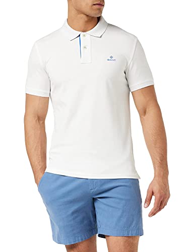 GANT Men Rugger Polo Shirt Eggshell 113 Large