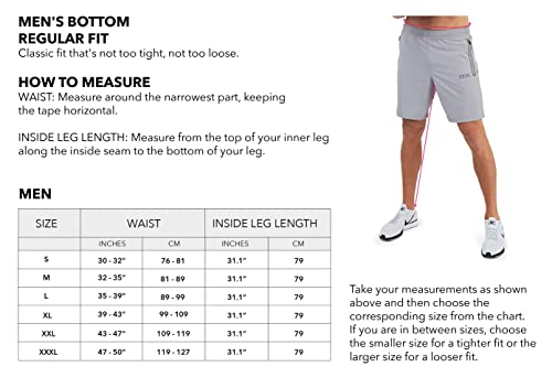 TCA Men's Elite Tech Lightweight Running or Gym Training Shorts with Zip Pockets - Triple Black, L