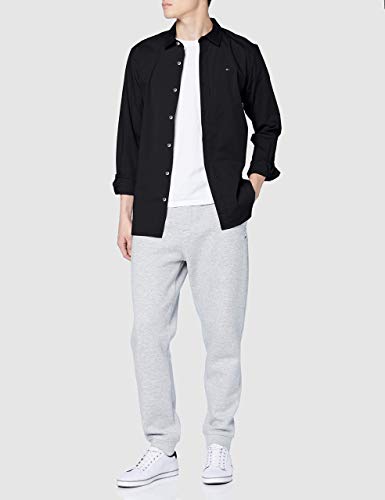 Tommy Jeans Men's Original Stretch Casual Shirt, Black (Tommy Black 078), M