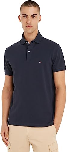 Tommy Hilfiger Men's 1985 Regular Polo Polo Shirt, Desert Sky, L