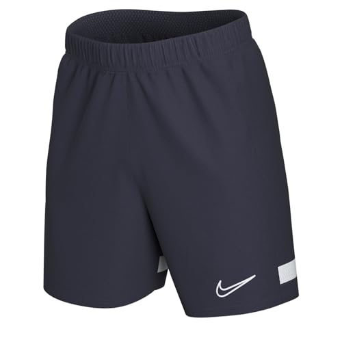 Nike Men's Dri-FIT Academy Football Shorts, Obsidian/White/White/White, S