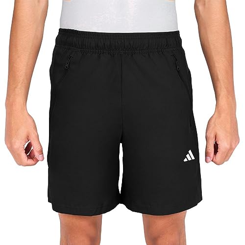 adidas Men's Train Essentials Shorts, Black/White, L