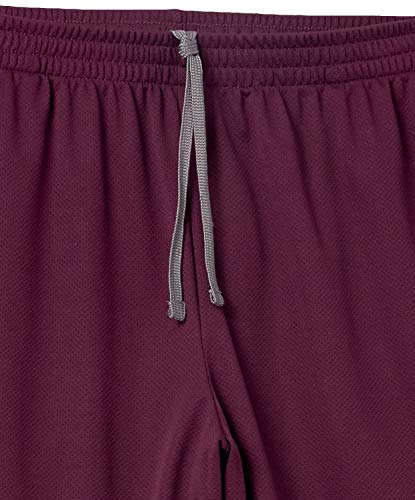 Amazon Essentials Men's Performance Tech Loose-Fit Shorts (Available in Big & Tall), Pack of 2, Burgundy/Navy, L