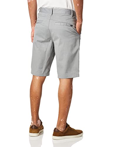 Volcom Men's Vmonty Stretch Chino Short, Heather Grey, 34