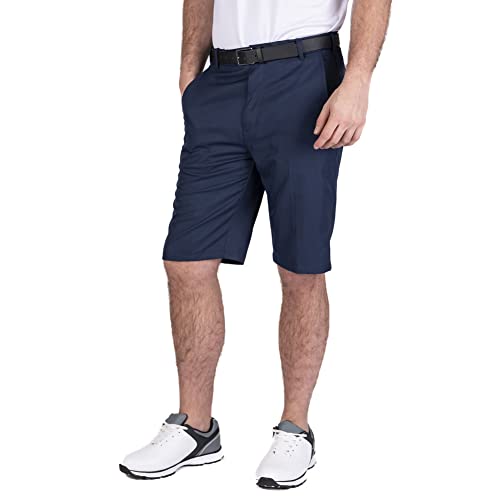 Island GREEN Men's Tour Breathable Golf Shorts, Dark Navy, 38W