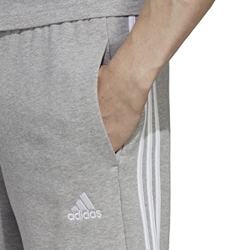 adidas Men's Essentials French Terry Shorts, Medium Grey Heather, M